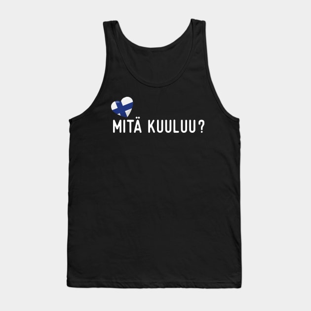 Finnish Kuinka voit? Tank Top by SunburstGeo